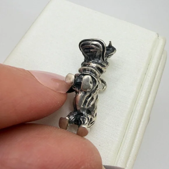 Possible vintage TAXCO sterling silver Hippopotamus charm or pendant! - Picture 3 of 14